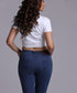 Mid Waist Blue Jean